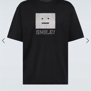 Acne Studios Black Tee with Silver Detail